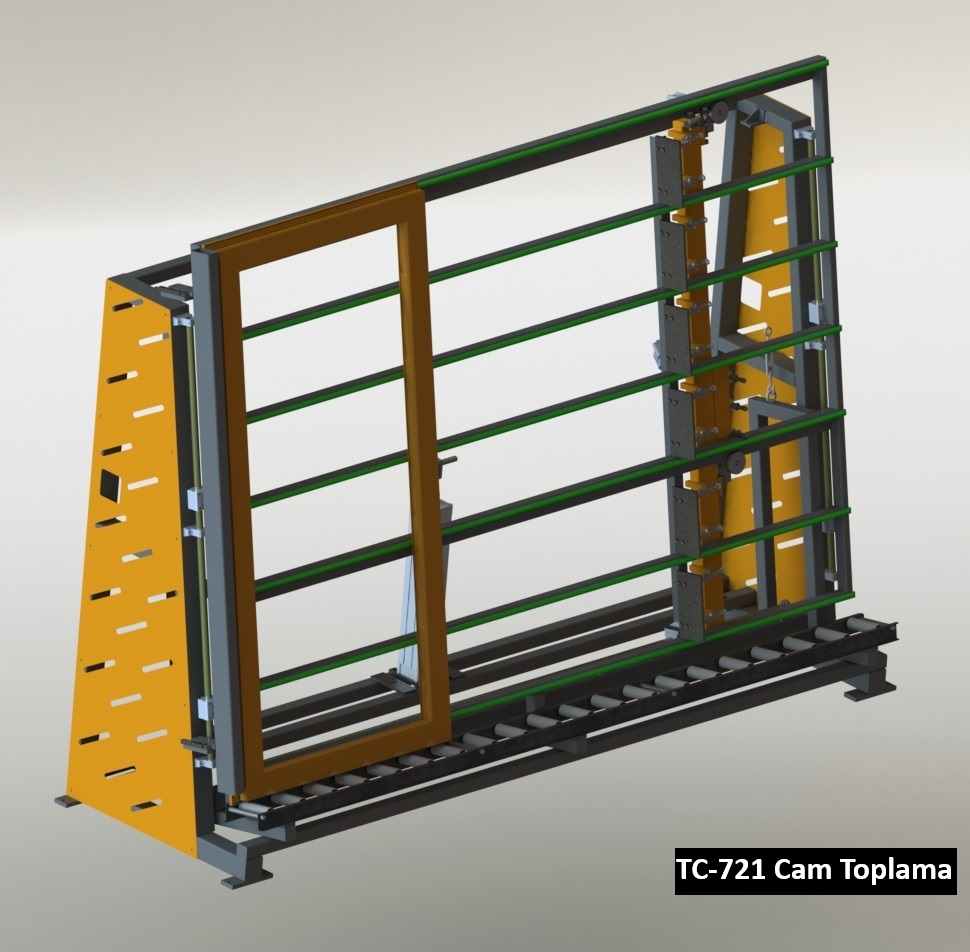 CAM TOPLAMA MAKİNESİ UZUN